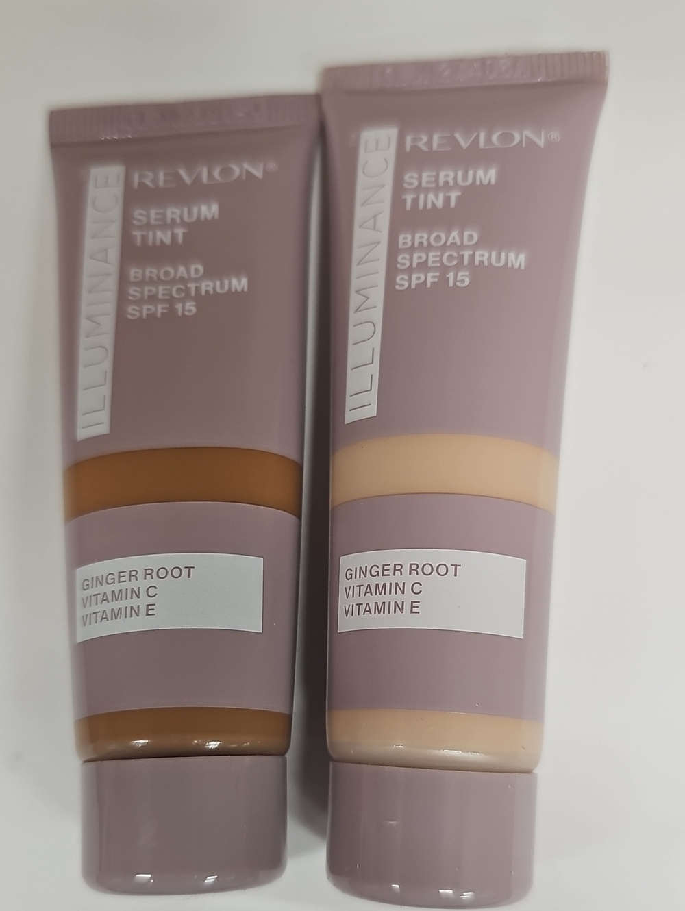 Revlon Illuminance Tinted Serum Bundle of Qty 2 NewTubes Buff Beige & WarmCarmel